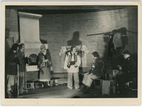 Сцена з вистави "Украдене щастя". ЛДУ, 1953