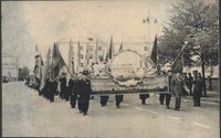 Першотравнева демонстрація УІІВГ в м. Рівне 1960 р.